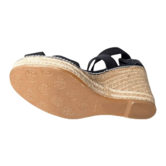 TORY BURCH Adonis Wedge Espadrilles Size 10B - Picture 7 of 7